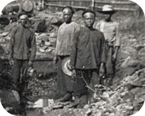 A party of Chinese miners